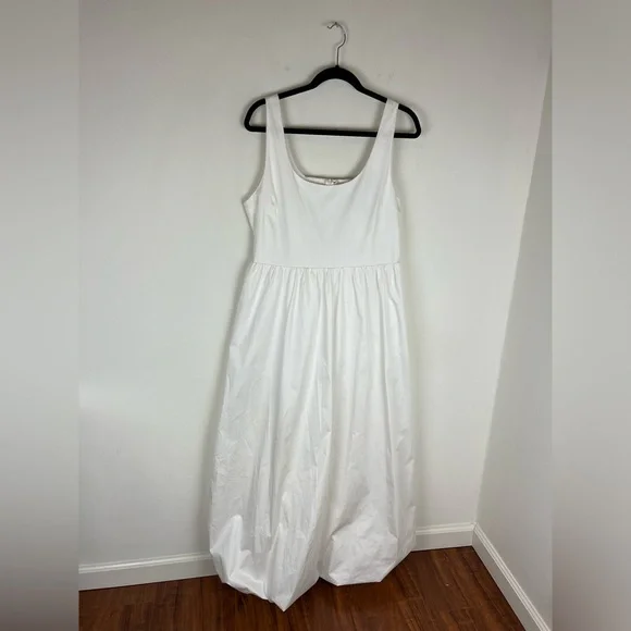 NWT DISSH Morgan White Cotton Midi Dress Size US 12 - Picture 6 of 10